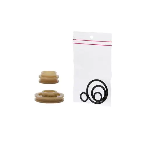 Dichtungen und O-Ringe in einer transparenten Verpackung, passend für ESBE Mischermodelle. Enthält drei transparente Dichtungen und mehrere schwarze O-Ringe.